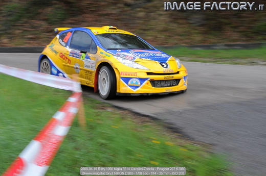 2008-04-19 Rally 1000 Miglia 0314 Cavallini-Zanella - Peugeot 207 S2000